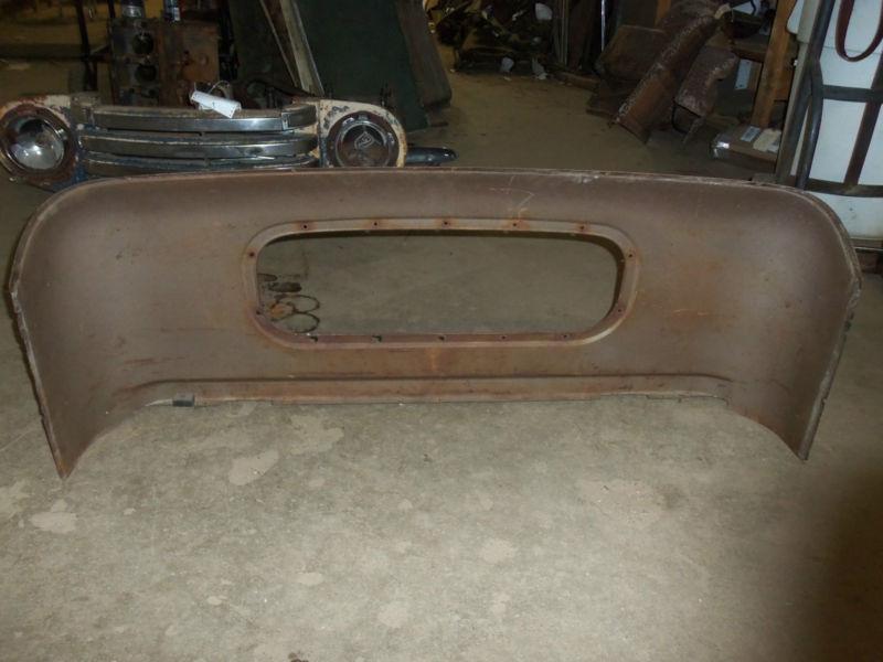 39 40 41 42 46 chevy pickup truck rear window glass cab header panel pan garnish