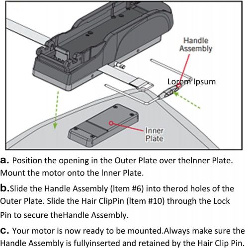 1854023 composite quick release bracket mka-23 for ultrex fortrex maxxum edge