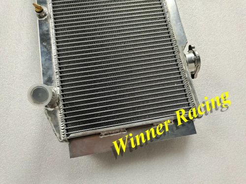 For lotus elan s2 1.6l custom aluminum radiator + 9&#034; electric fan * 2