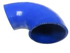 76mm x 135 degree blue silicone elbow  (3&#034;) hose bend - nos limited stock