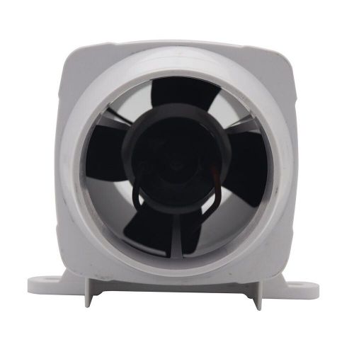 High efficiency 24v dc inline fan 3 inch for boats galleys and engine rooms