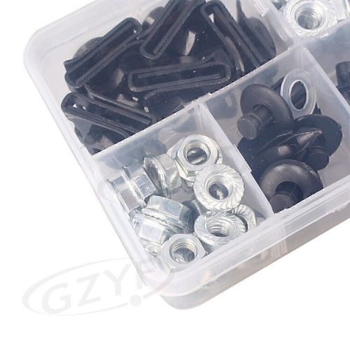 Universal screws street sport full set for motorcycle repair aluminium sliver