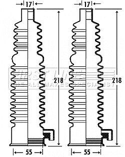 Steering rack boot fits ford mondeo mk3 2.5 00 to 07 lcbd gaiter bellow quality