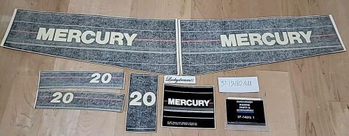 Oem mercury 37-13480a88 decal set