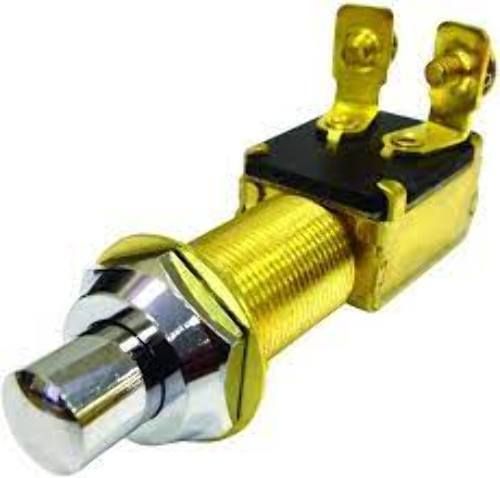 Mp39310 push button switches, brass-momentary on-off, spst