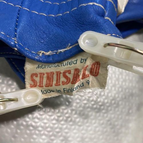 Sinisaro motorcycle gloves blue white sinisalo