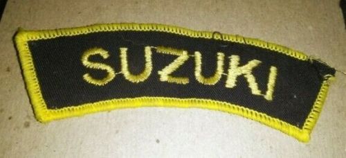 Suzuki - vintage 80s unused sew on patch. new old stock - see pictures