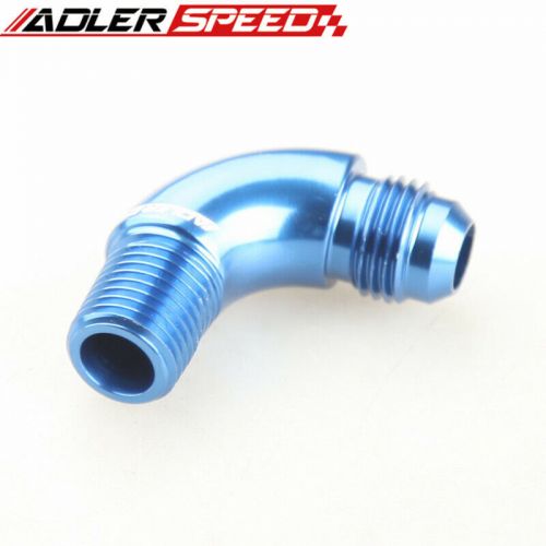 New an4 an6 an8 an10 to 1/8&#034; 1/4&#039;&#039; 3/8&#039;&#039; npt 90 degree full flow adapter fitting