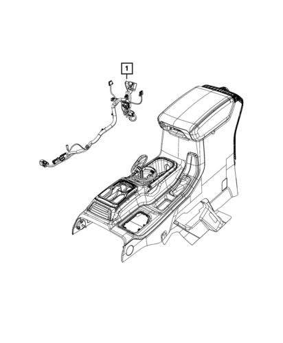 Genuine mopar jumper wiring 68350767ae