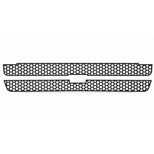 Chevy silverado 99-00 black circle punch front metal grille trim cover insert