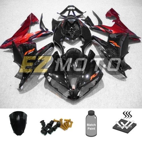 Inj fairing pack w/ windscreen & bolts for yamaha yzf 1000 r1 2004 2005 2006 af