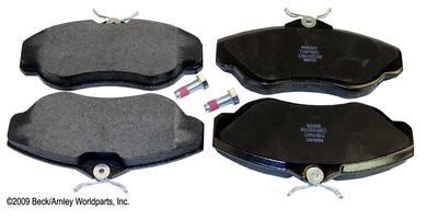 Beck arnley 089-1587 brake pad or shoe, front-disc brake pad