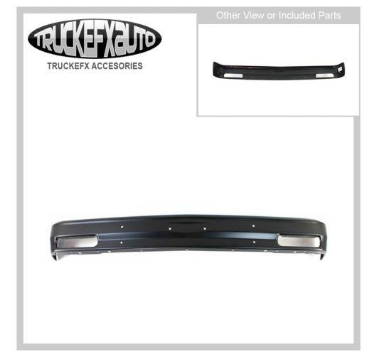 Bumper new primered front chevy s-10 blazer s10 pickup jimmy auto parts 15632823