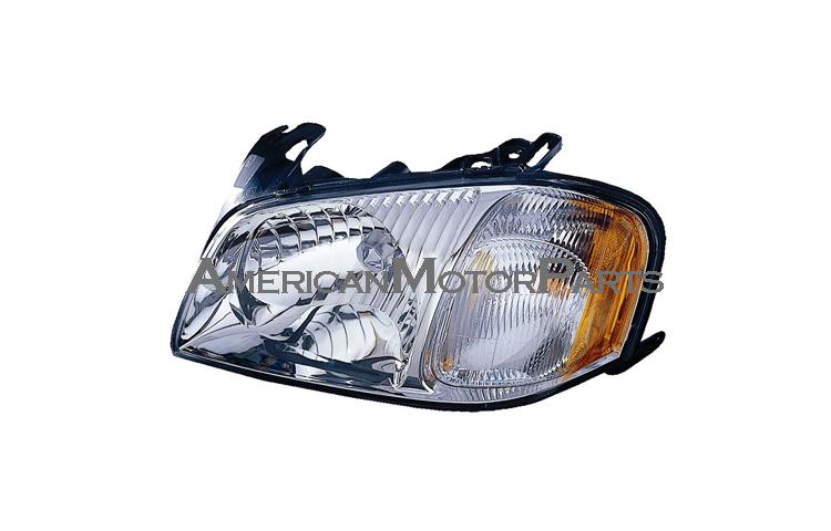 Left driver side replacement headlight 01-04 mazda tribute - ec0151040l