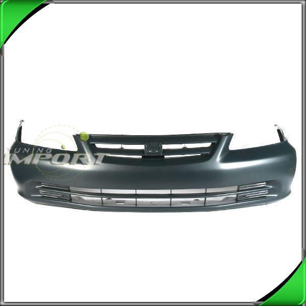 01-02 honda accord 4dr front bumper cover replacement plastic primed paint-ready