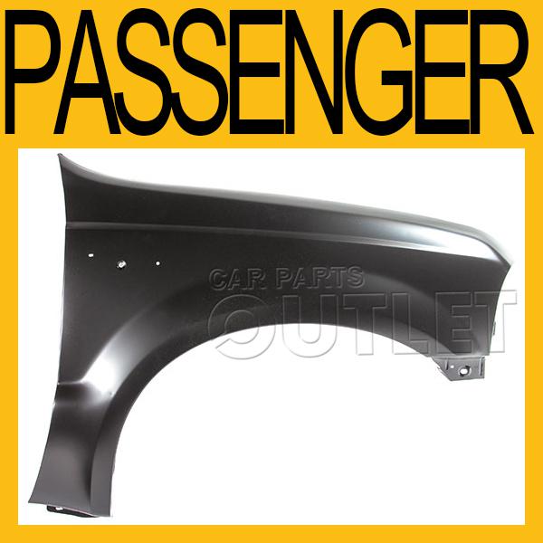 00-05 ford excursion primed fender right passenger side new replacement assembly