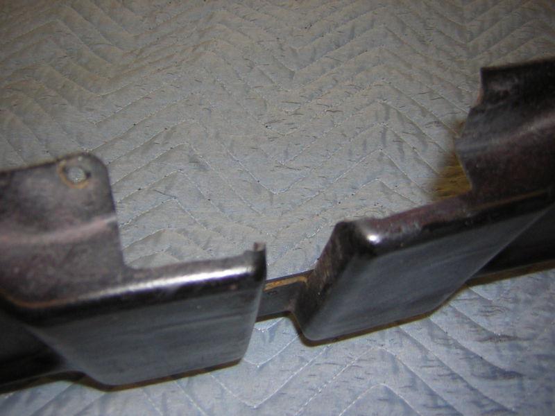 Corvette soft top front header /latch cover  68-75