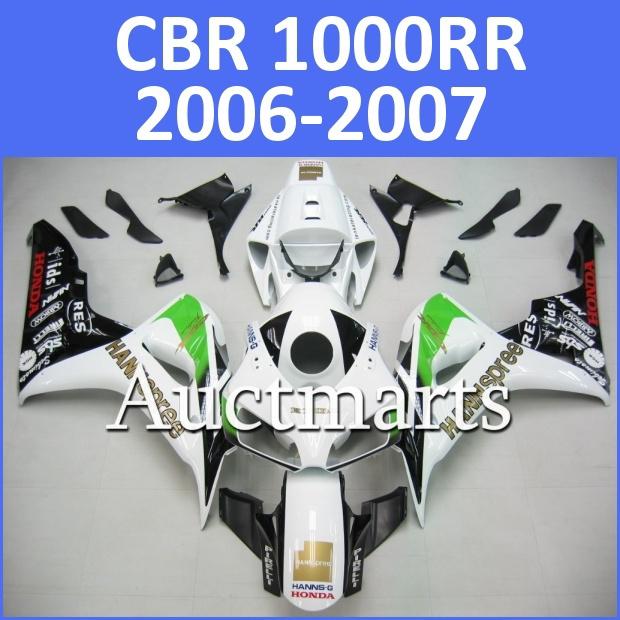 Fit honda 06 07 cbr1000rr cbr 1000 rr 2006 2007 fairing kit abs plastics e32 d00