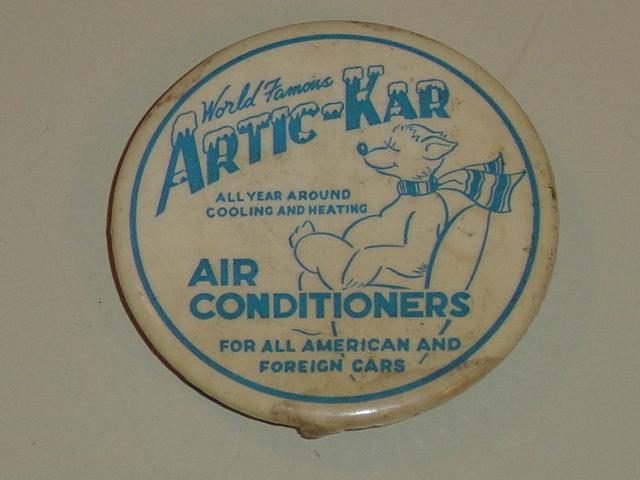 1950s artic kar air conditioners celluloid advertising knife sharpener-3 day n/r