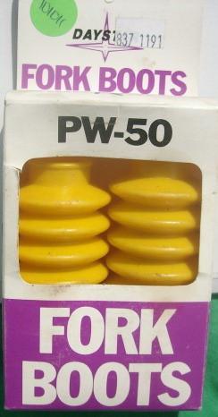 Daystar yellow fork boots yamaha pw-50 y-zinger all years # 8371191 new