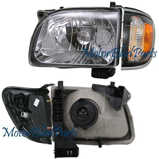 01-04 tacoma headlight+ corner light silver driver left