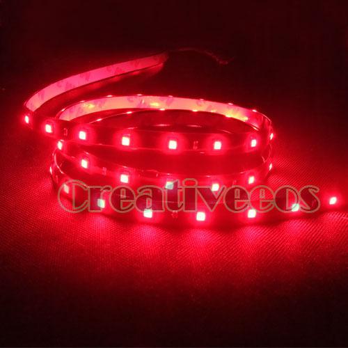 120cm 60smd 1210 car truck flexible strip led light red