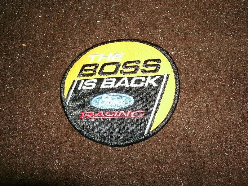 1969 1970 2011 2012 2013 ford mustang boss 302 the boss is back patch ford oem