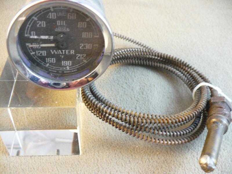 Purchase Mga Mg Smiths Dual Gauge Water Temperature Oil Pressure Good Used Original In Woodbury