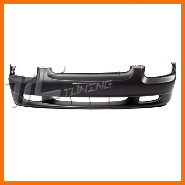 Front bumper raw black facial cover fascia plastic for 99-01 hyundai sonata 4dr