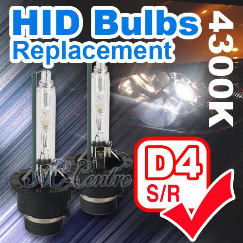 Oem d4s/r hid xenon 4300k yellow light bulb for honda crz lexus es gs is toyota 