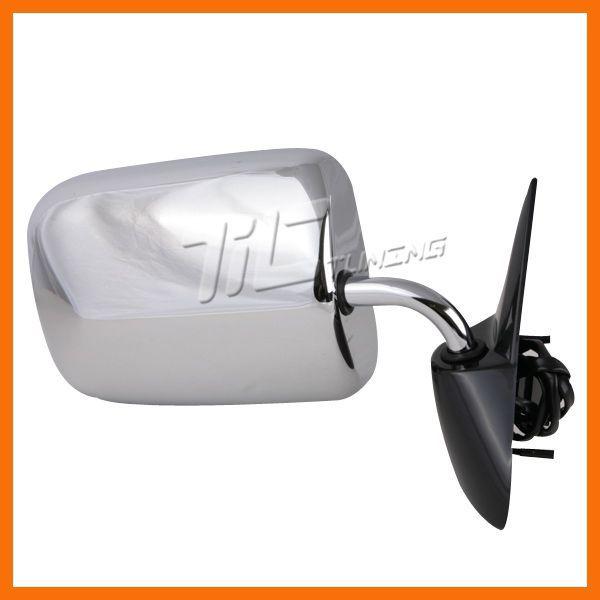 87-96 dakota passenger right chrome housing mirror power non-heated non-folding