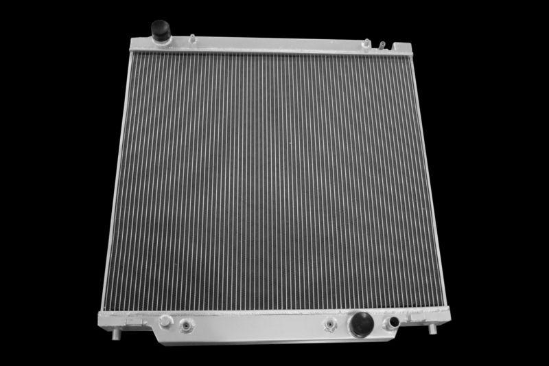 2 rows aluminum radiator for1999-2003 ford f-250 super duty powerstroke v8 00 01