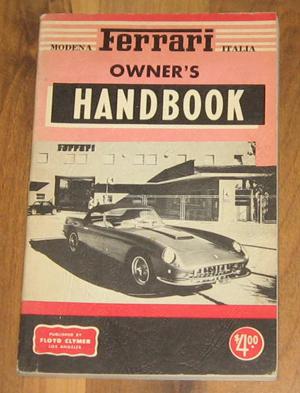 Ferrari owners handbook manual_modena_italia_floyd clymer_dtd 1960_1948-1958 + ?