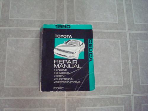 1990 toyota celica factory workshop shop service repair manual books