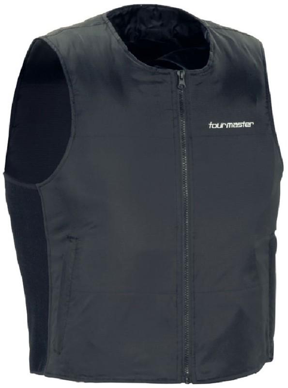 Tourmaster synergy black large heated motorcycle cold weather vest liner lrg