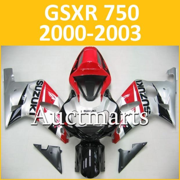 Fit suzuki 00 01 02 03 gsxr 750 gsx-r750 2000 2001 2002 2003 fairing k1 b5 b12