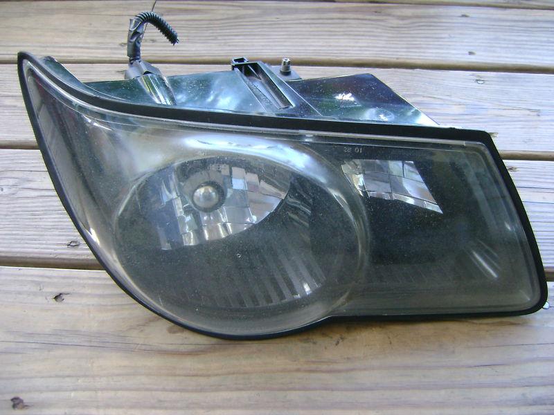 2001-2005 pontiac aztek passenger side rh headlight oem.