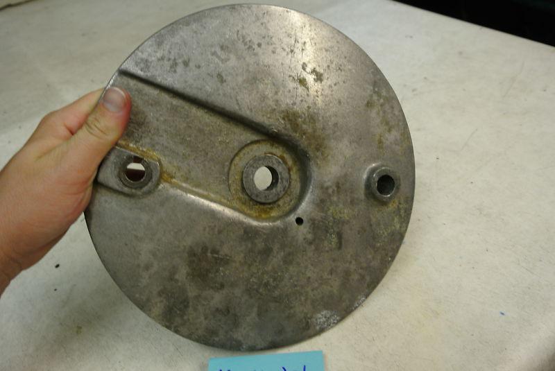 Harley front backing plate oem k model sportster flathead xl xlch khk kh