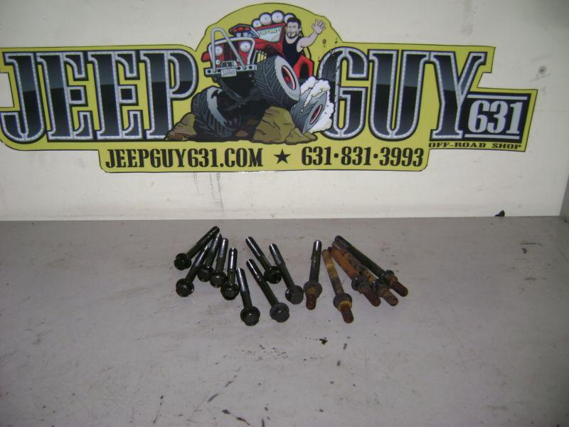 Jeep cj and yj wrangler  stock 6 cyl 4.2 head bolts  (14)