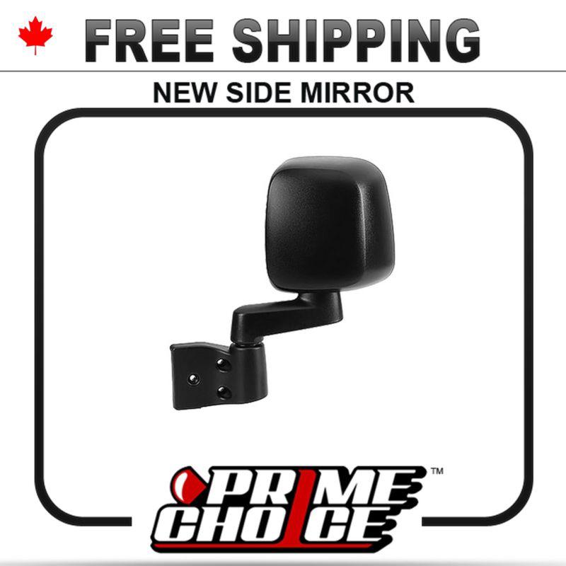 New manual drivers side door mirror for a jeep wrangler