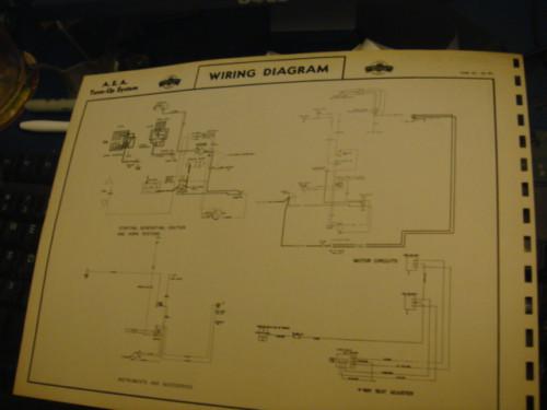 Purchase 55 DODGE CORONET 6 TUNEUP SPECS WIRING DIAGRAM in Wolcott