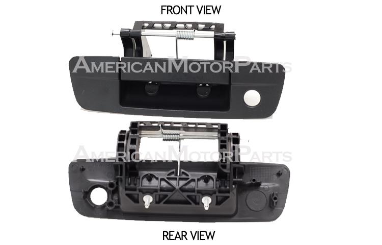 Replacement outside tailgate handle w/ keyhole w/o camera hole 09-11 dodge ram