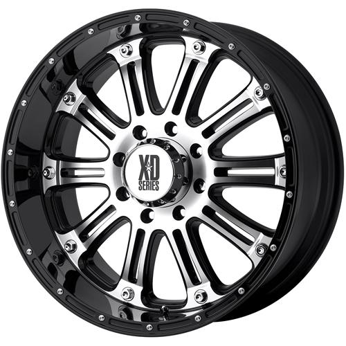 16" xd hoss 5x4.5 prospector rx300 explorer black wheels rims free lugs!