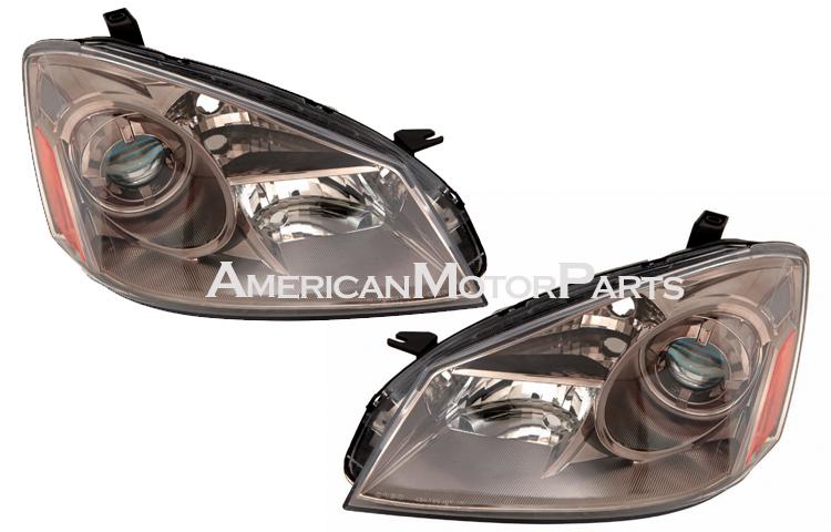 Depo pair euro gun metal style projector halogen headlights 05-06 nissan altima