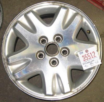 Dodge 96 97 caravan alloy wheel/rim 5 spoke mac/silver 1996 1997 35512