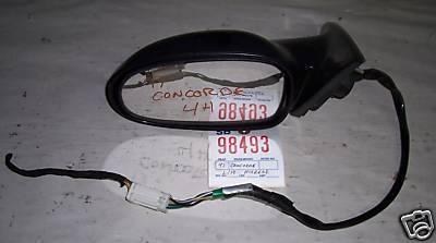 Chrysler 94-97 concorde side view mirror left/power/blk 1994 1995 1996 1997