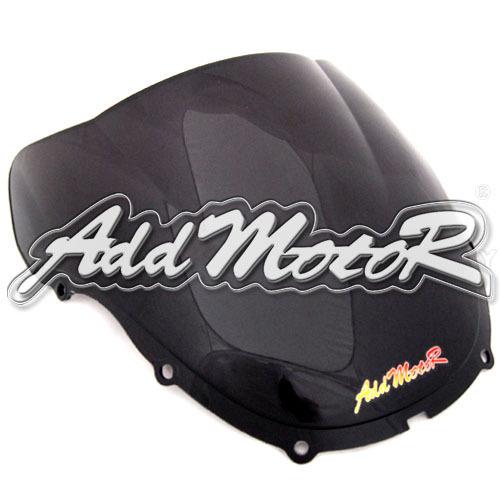 Motorcycle windscreen windshield fit cbr600 f4 99-00 black ws1109