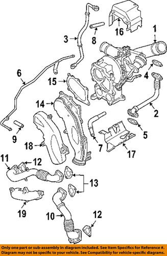 Gm oem 97188685 exhaust flange/donut gasket/exhaust pipe to manifold gasket