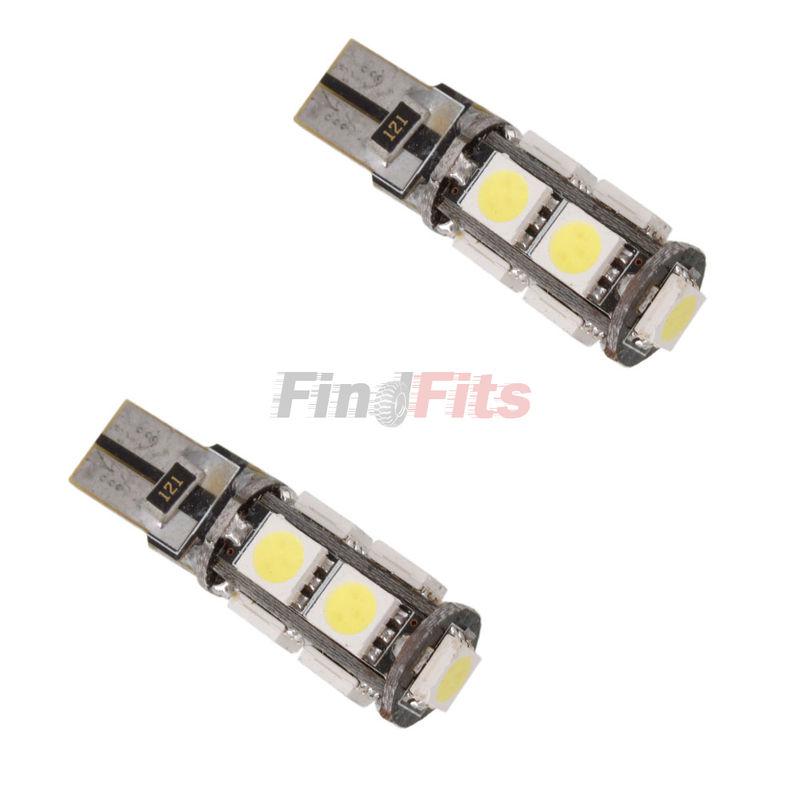 2x obc error free canbus t10 13 5050 smd led 2825 2821 w5w white light bulbs