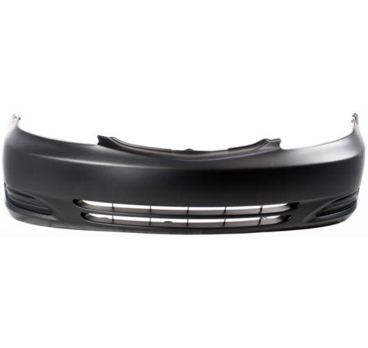 02 03 04 toyota camry le/xle front bumper cover primed w/o fog light hole